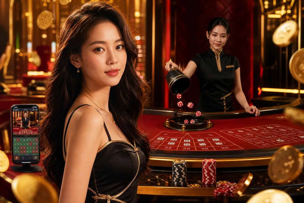 bp8 Casino meja live dealer baccarat